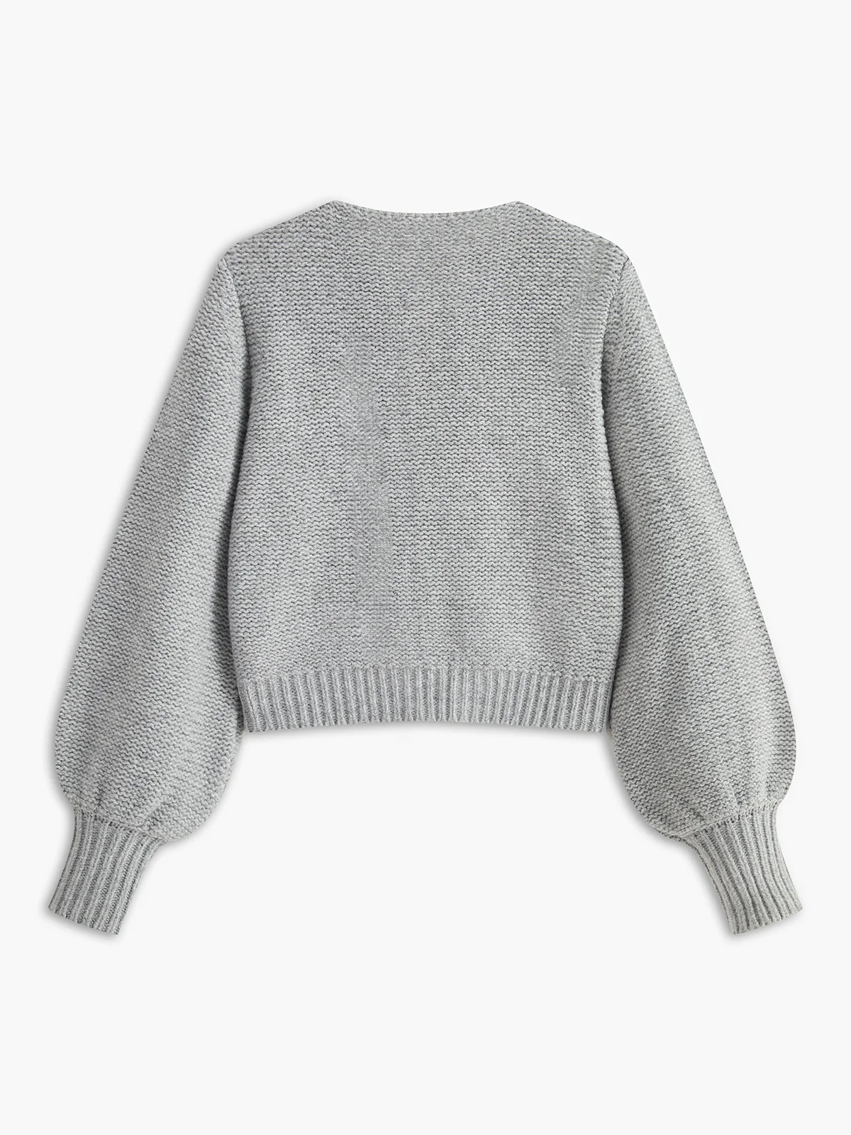 Crew Neck Bow Knit Top - Takermore