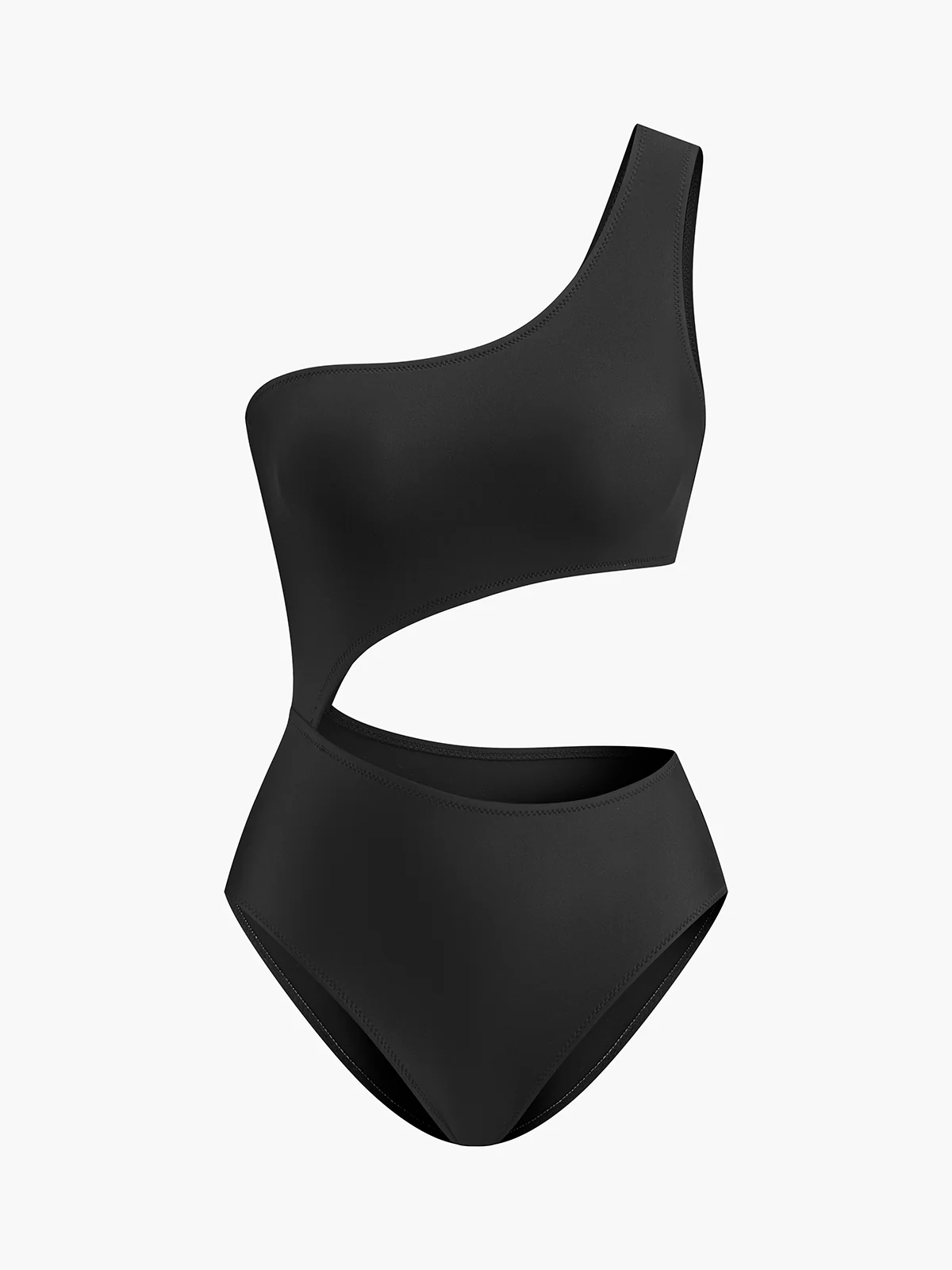 Asymmetrical Cutout One-Piece Swimsuit - Takermore