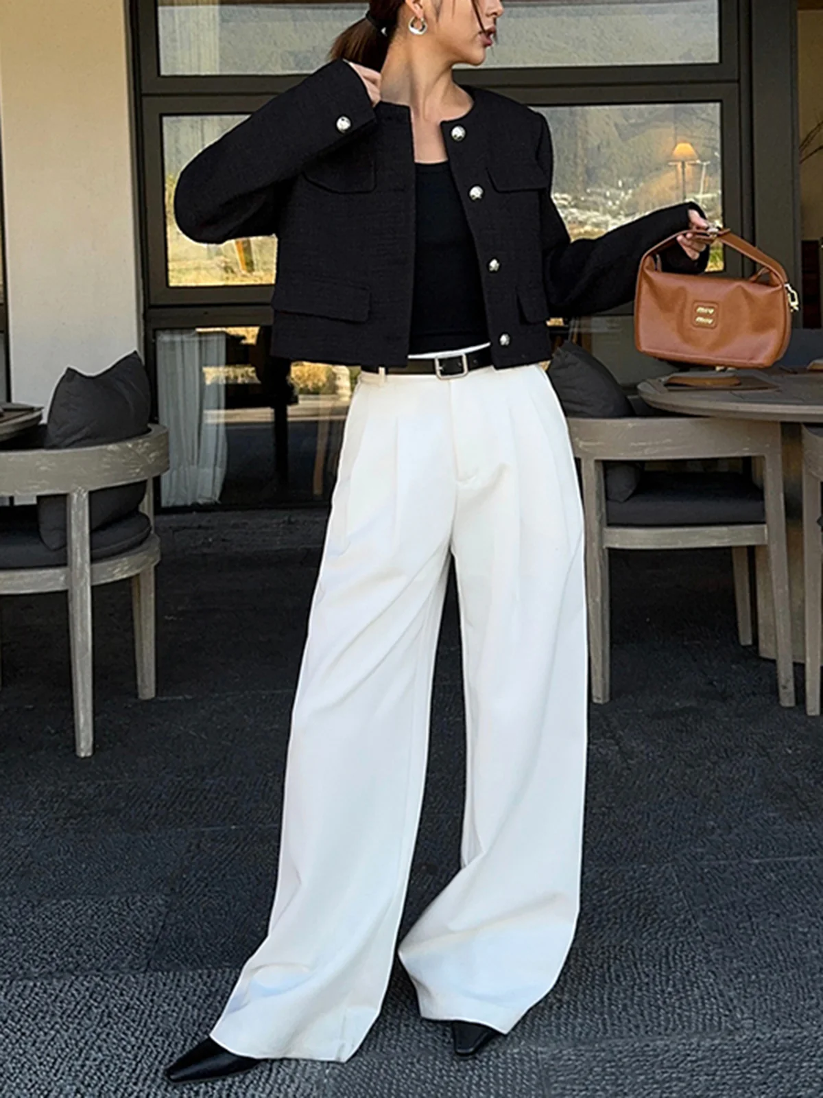 Button Down Tweed Jacket - Takermore