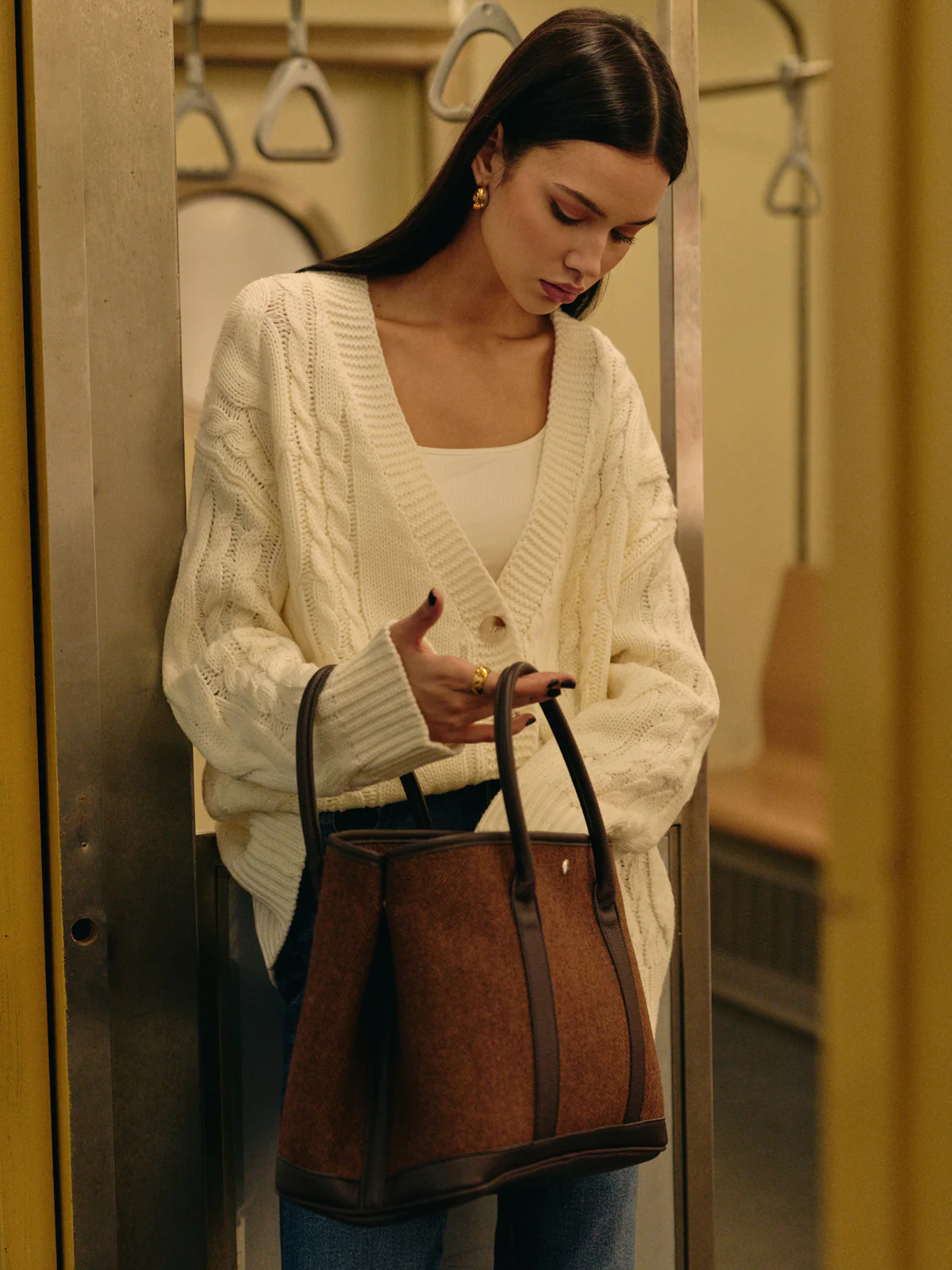 Versatile V-Neck Button Twist Cardigan - Takermore