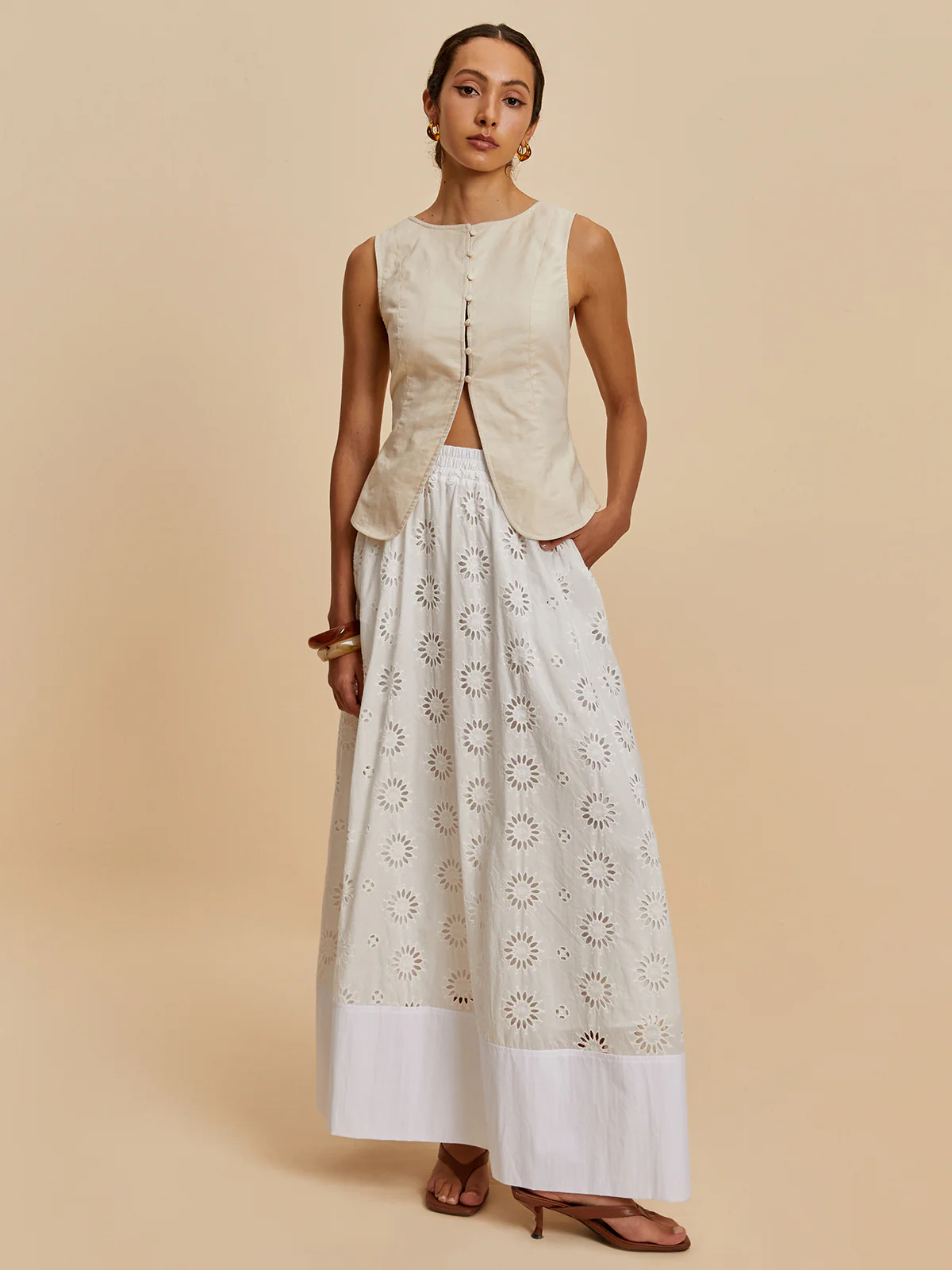 Cotton & Linen Casual Vest - Takermore