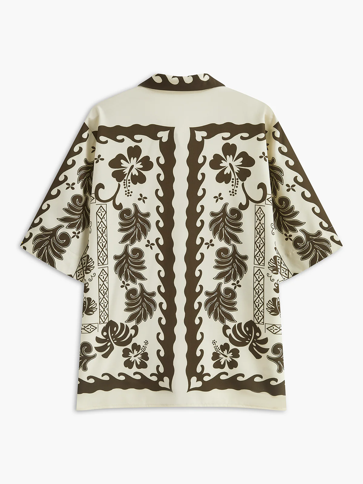 Tropical Plant Print Vacation Skirt Set - Takermore