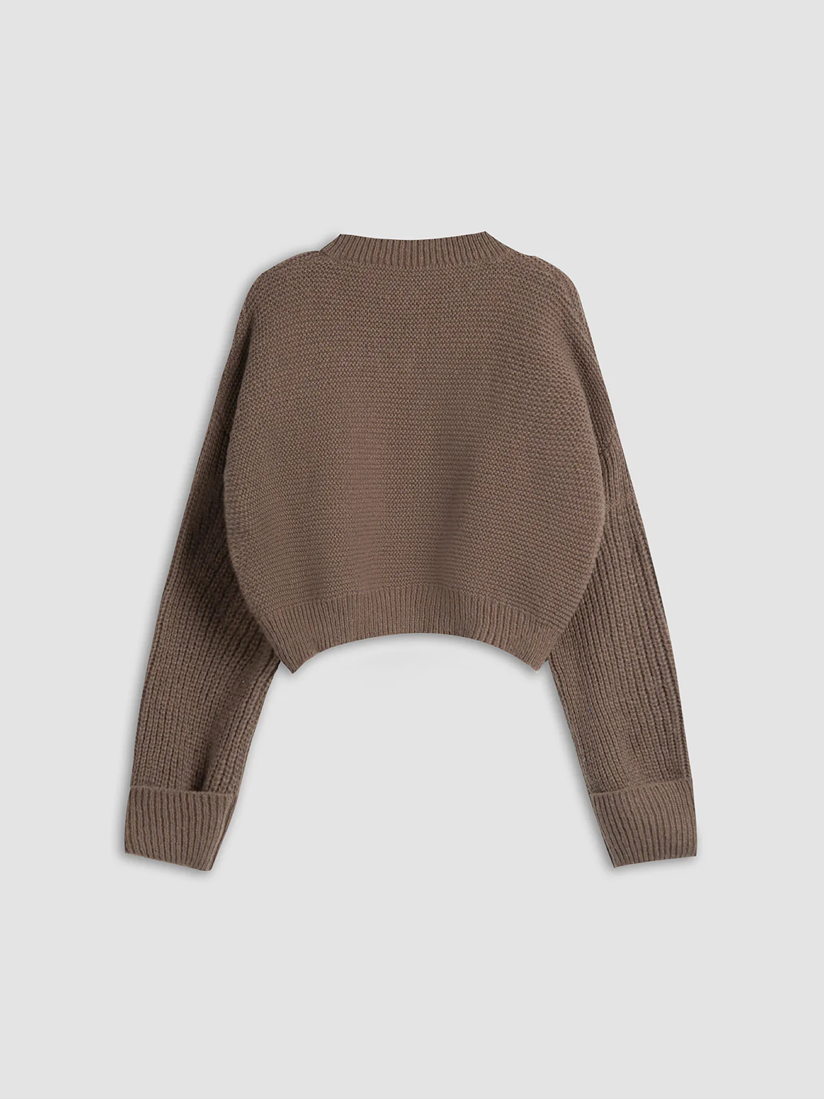 Minimalism V Neck Pullover Sweater - Takermore