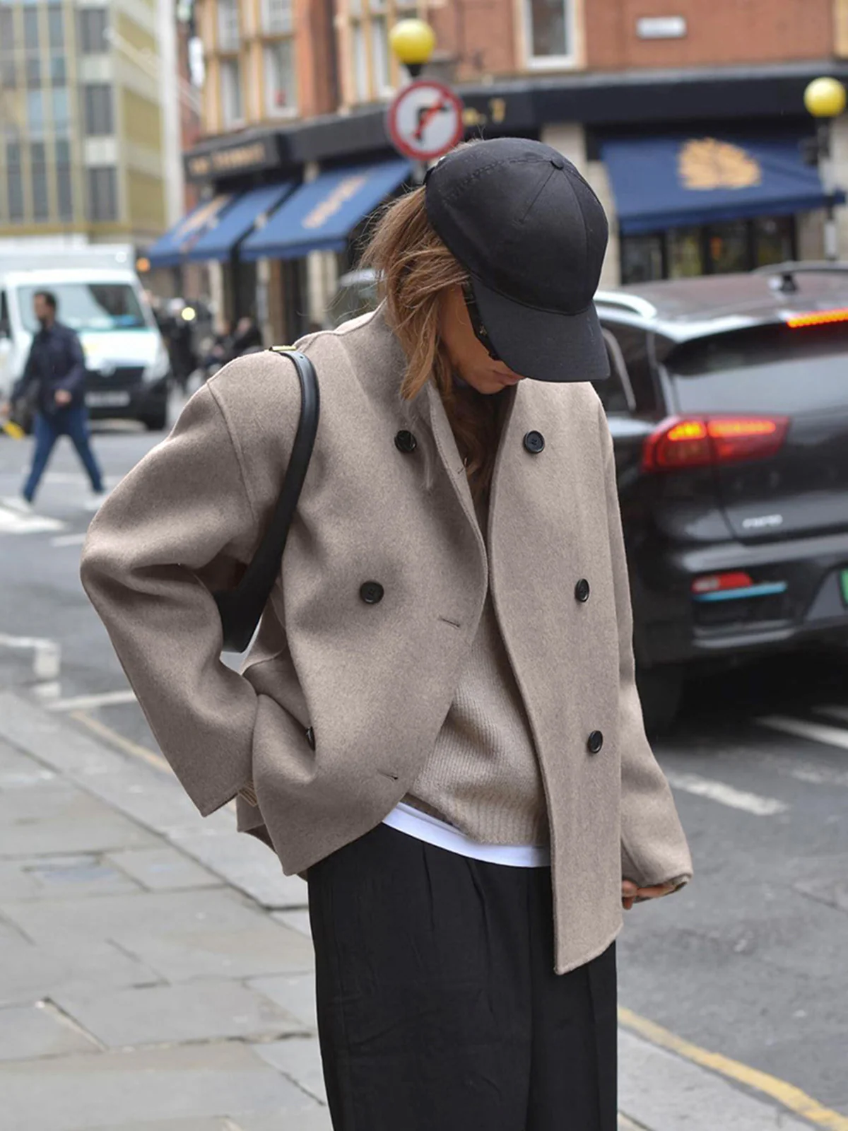 Oversized Button-Down Jacket - Takermore