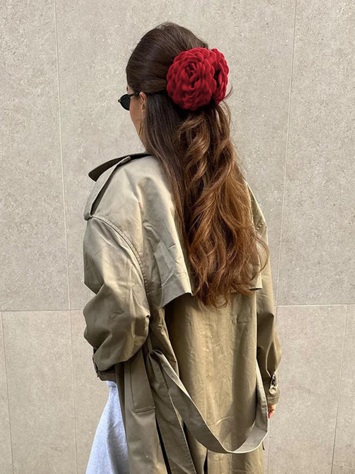 Large Rose Flower Hair Claw - Takermore