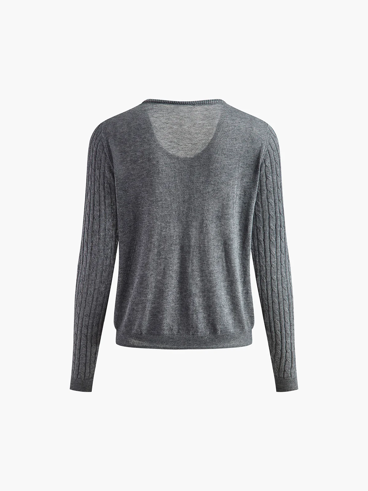 Jacquard Cable Knit Cardigan - Takermore