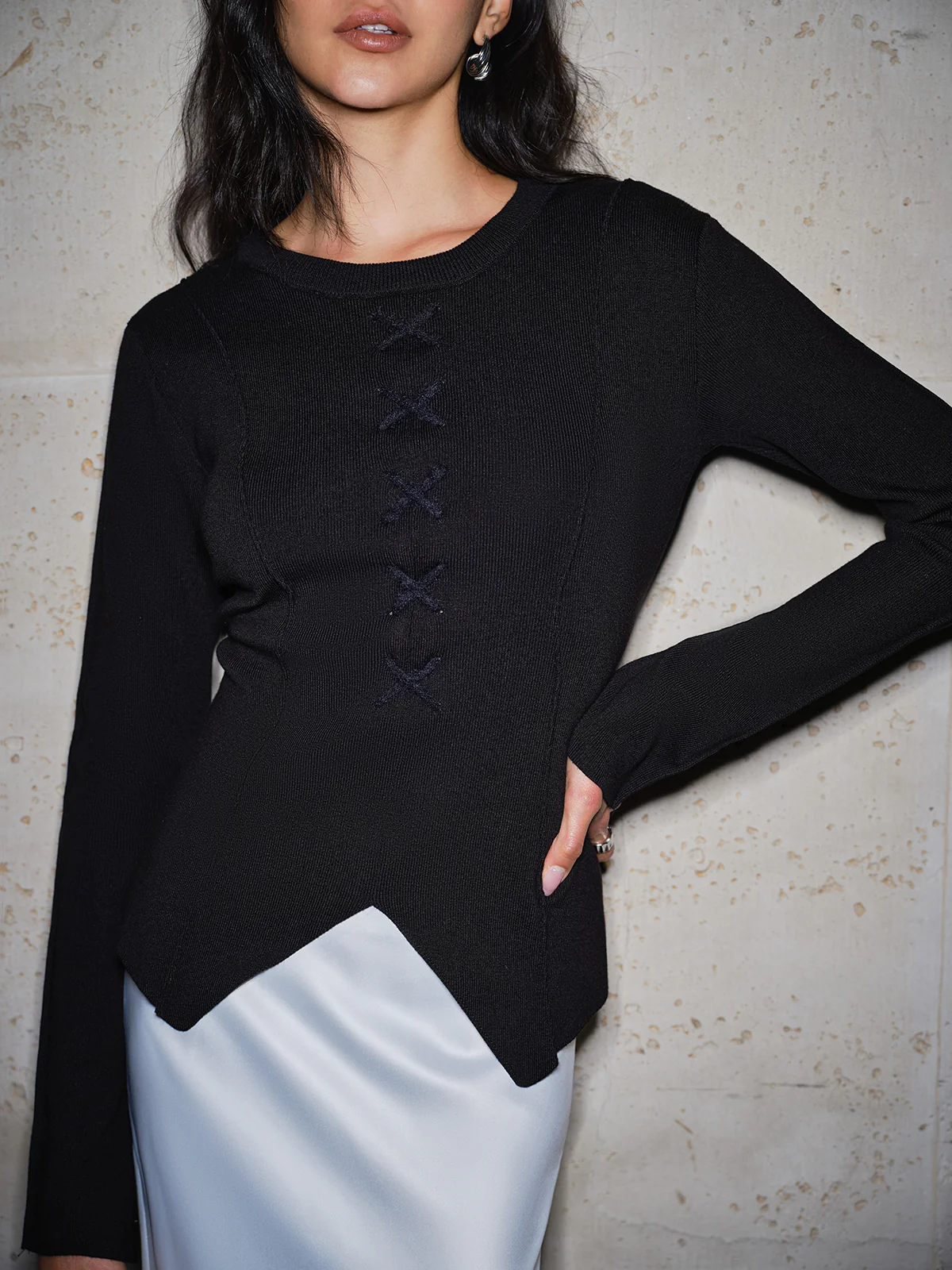 Split Cinched Waist T-Shirt - Takermore