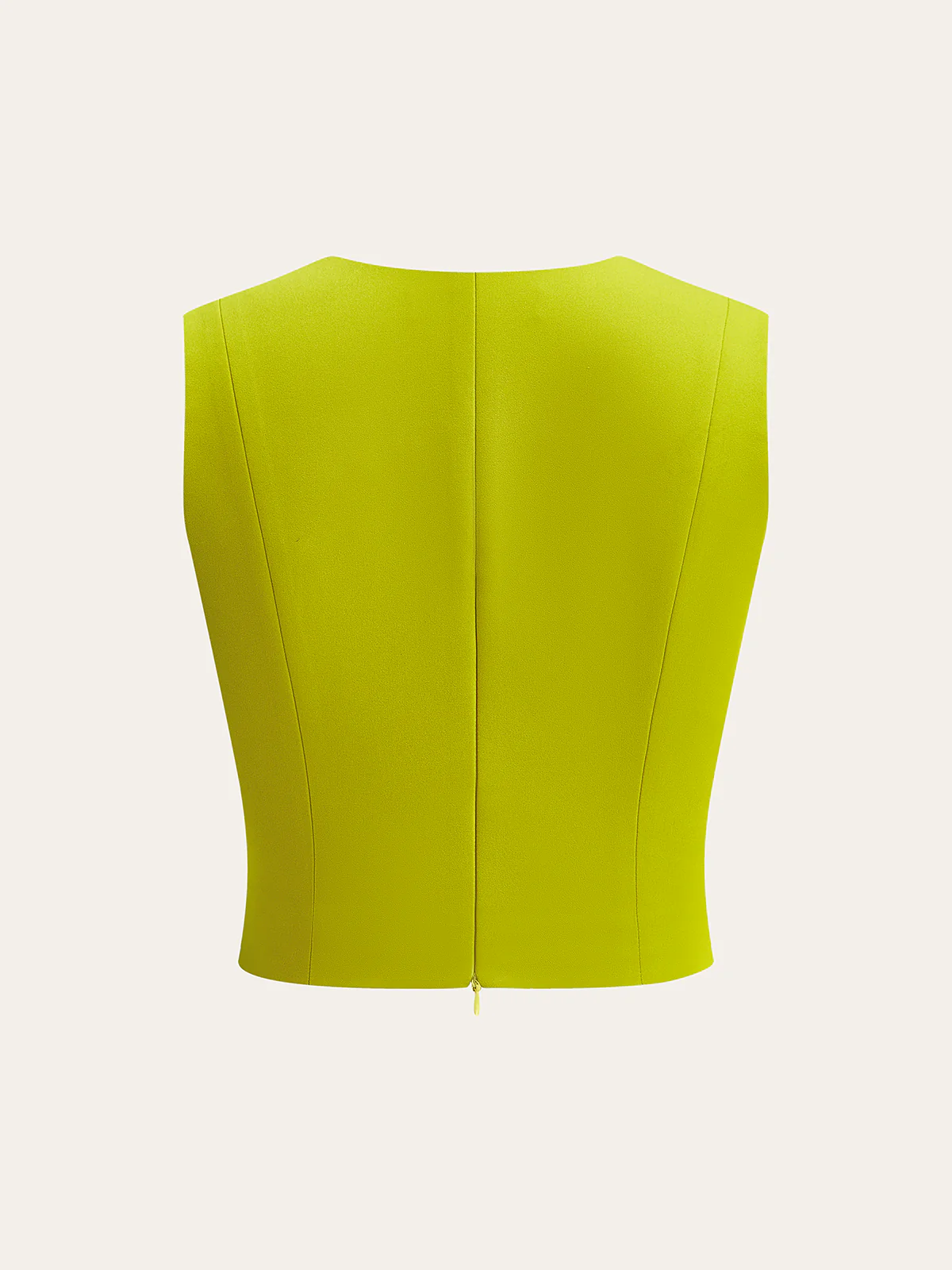 Sleeveless Crop Top With Metal Ring Detail - Takermore