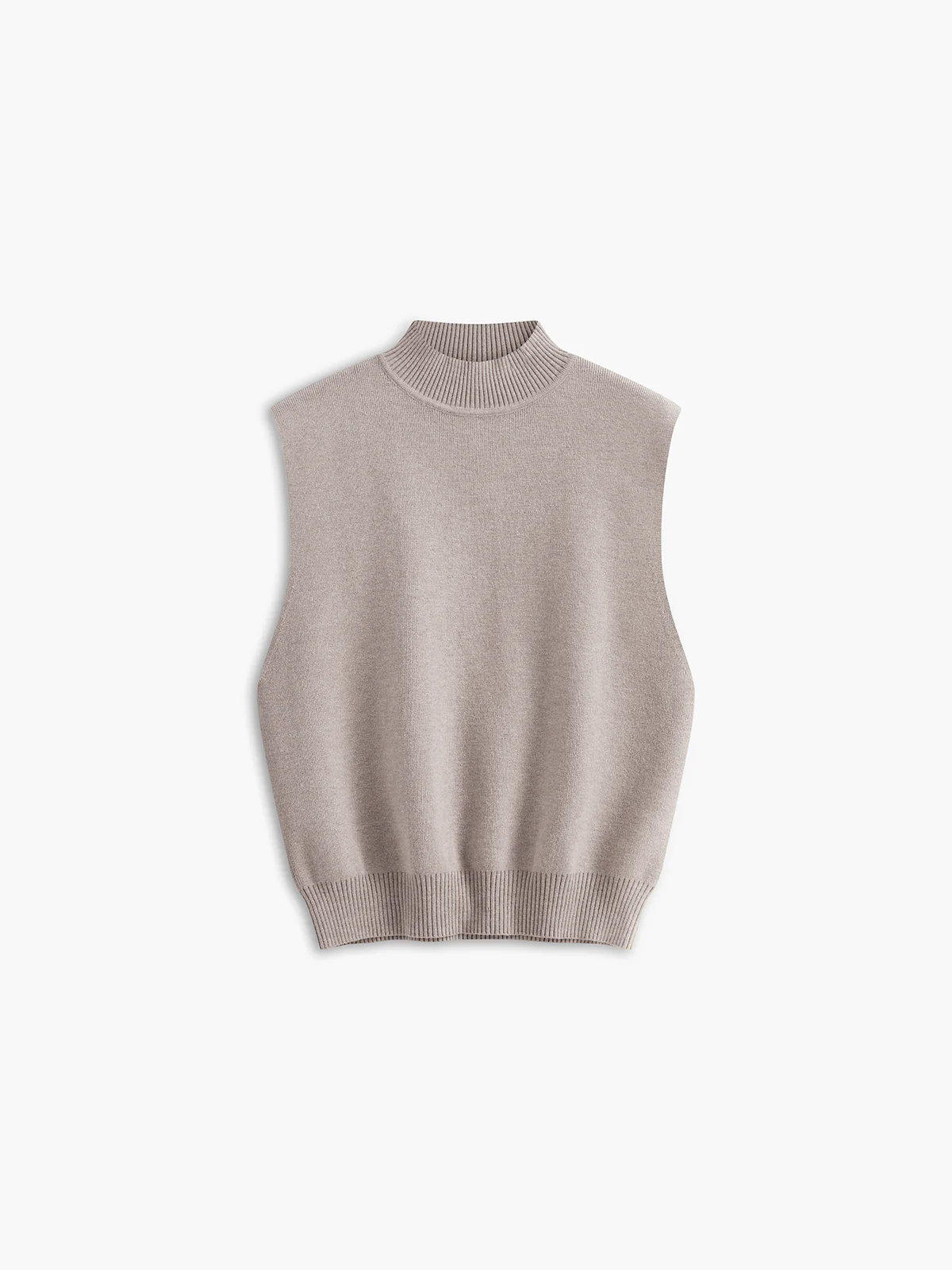 Stand Collar Sweater Vest - Takermore