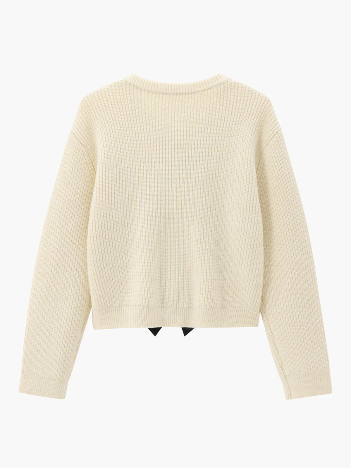 Bow Ribbed Warm Sweater - Takermore