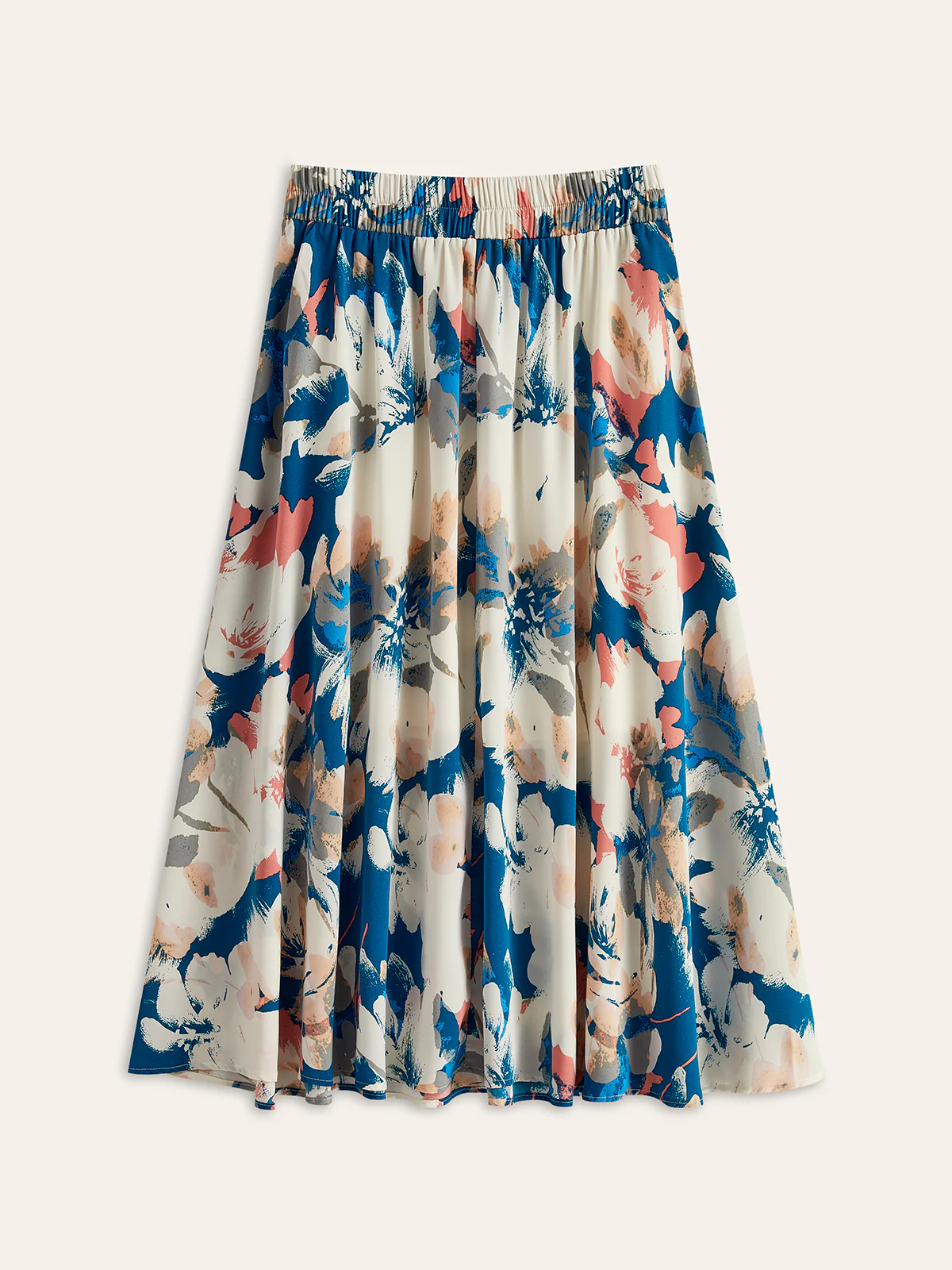 Boho Floral Print Skirt - Takermore