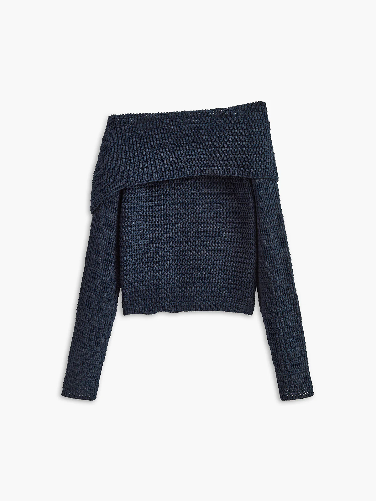 Asymmetrical Breasted Knit Top - Takermore