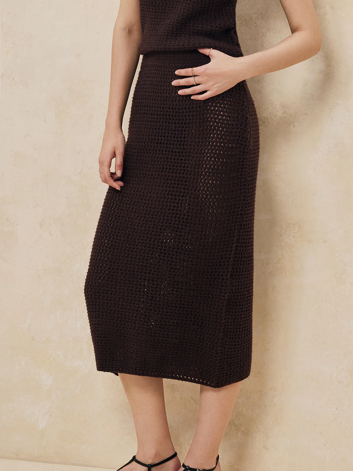 Casual Solid Sweater Skirt - Takermore