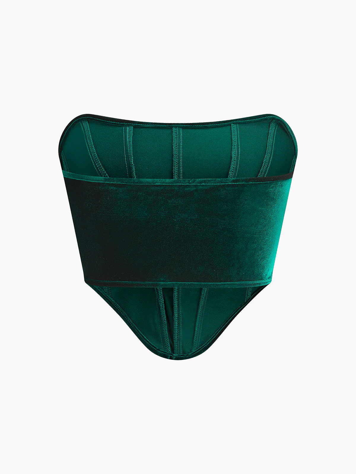 Velvet Piping Corset - Takermore