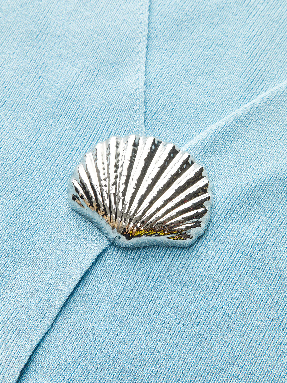 Shell Button Knit Vest - Takermore