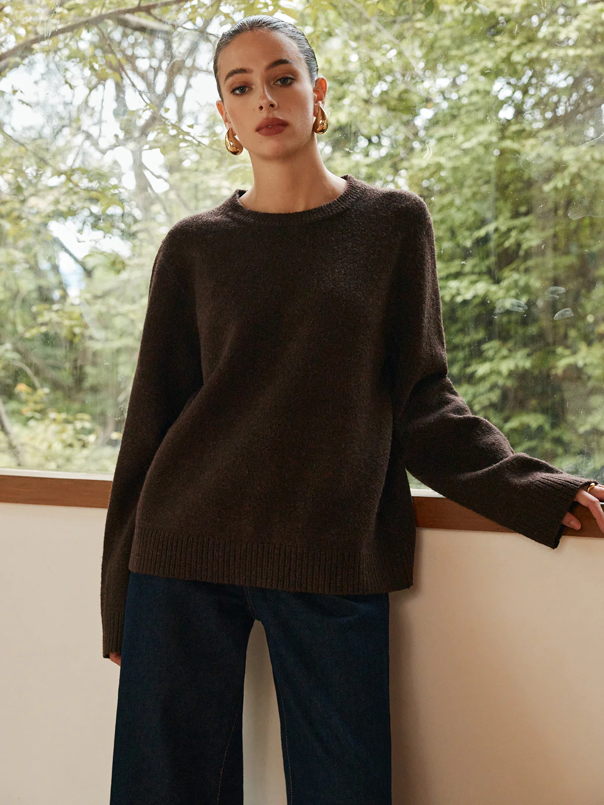 Leisure Cozy Draped Sweater - Takermore