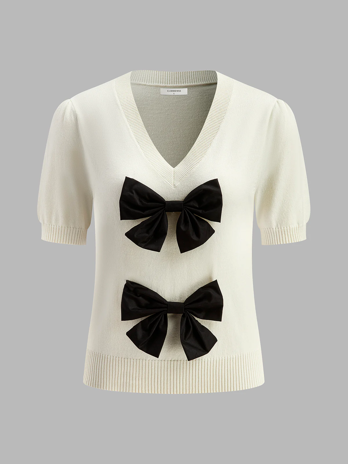 Double Bow Detail Blouse - Takermore