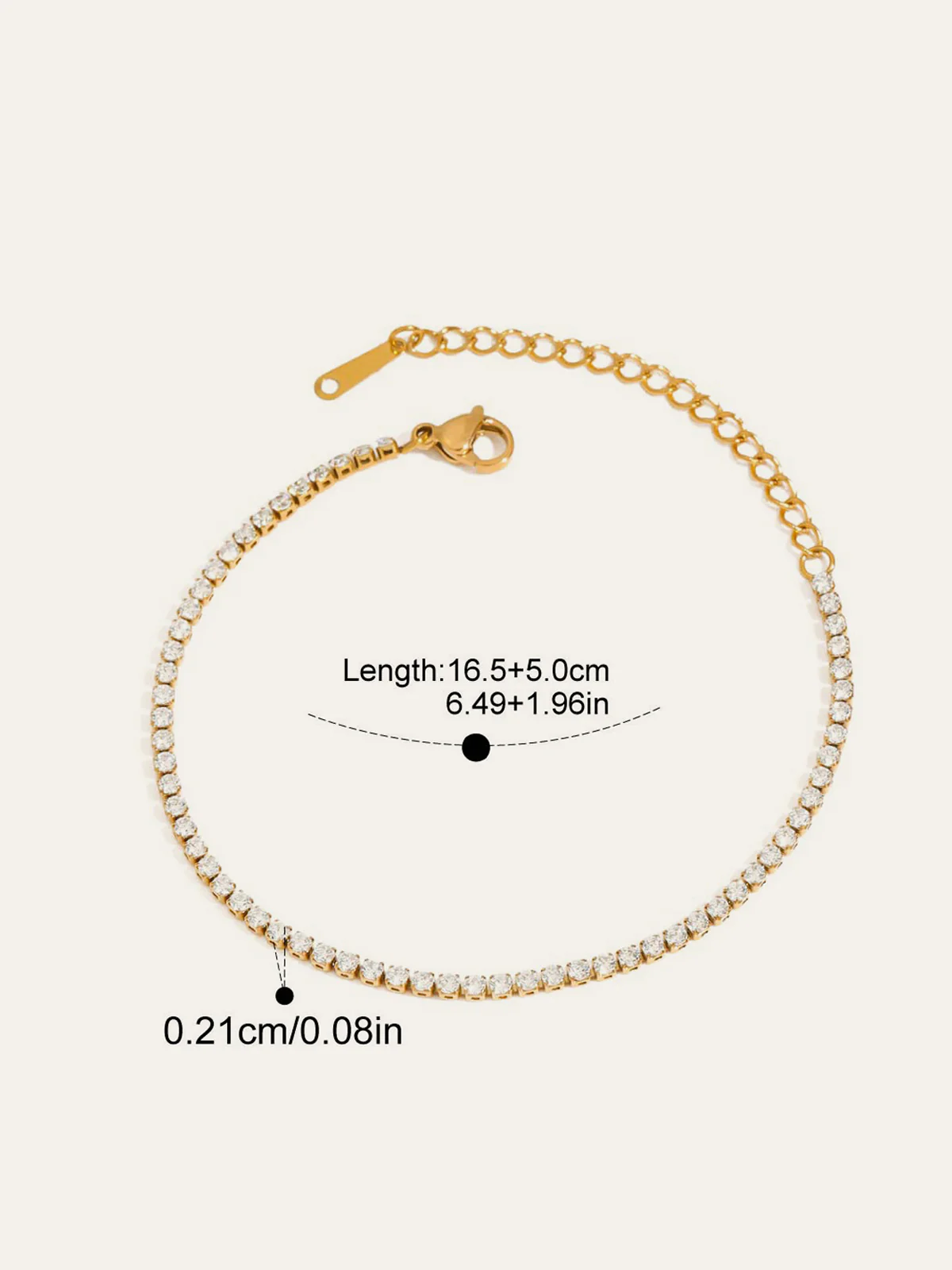 Multi-Style Crystal Embellishments Bracelet - Takermore