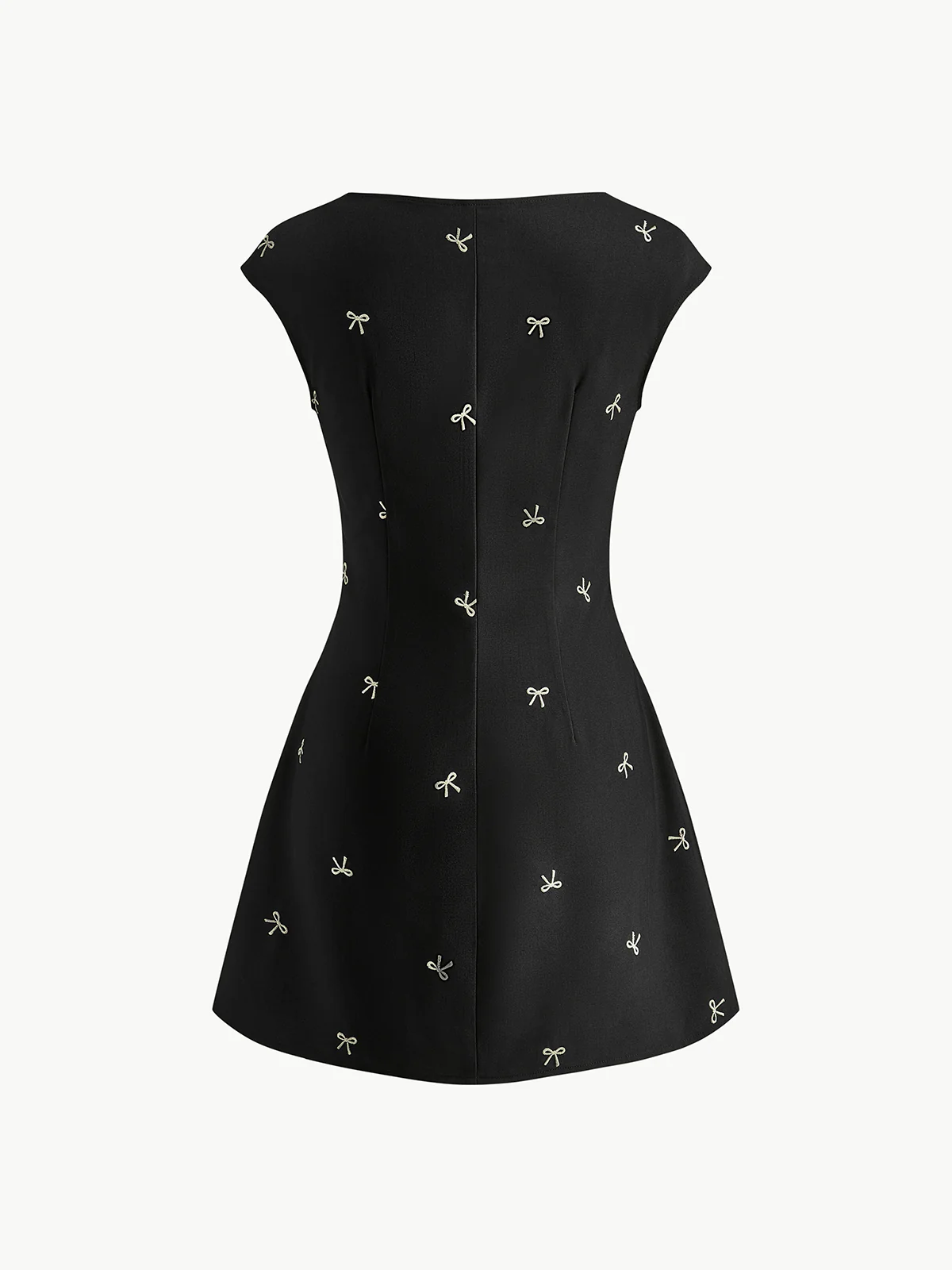 Bow Detail Breasted Tank Dress - Takermore