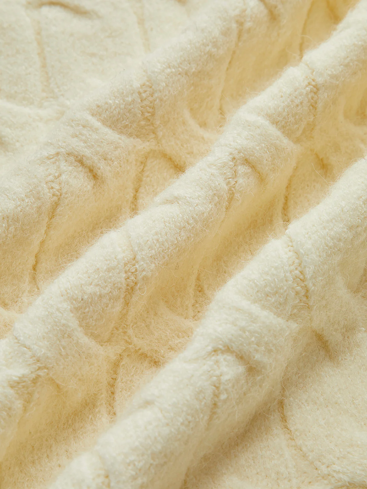 Cable Sweater With Button Scarf - Takermore