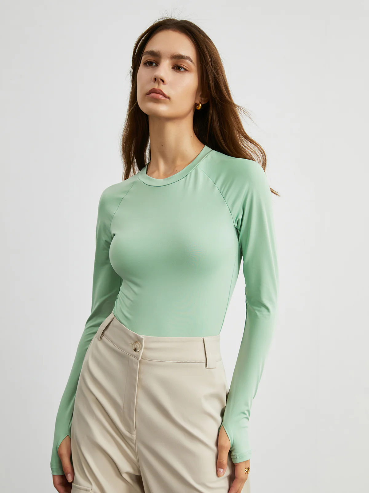 Mint Long Sleeve Bodysuit - Takermore