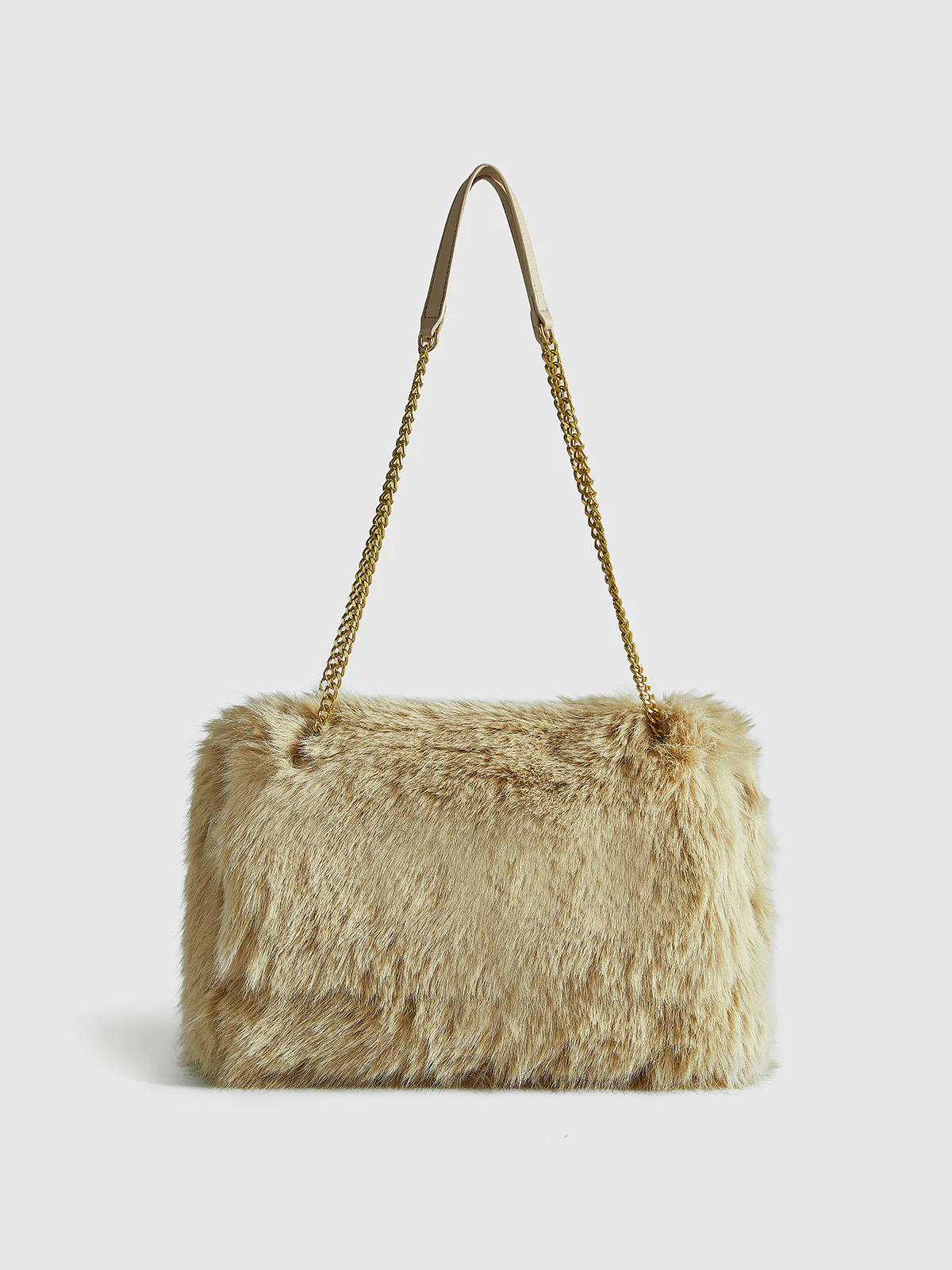 Large Capacity Fuzzy Flap Bag - Takermore