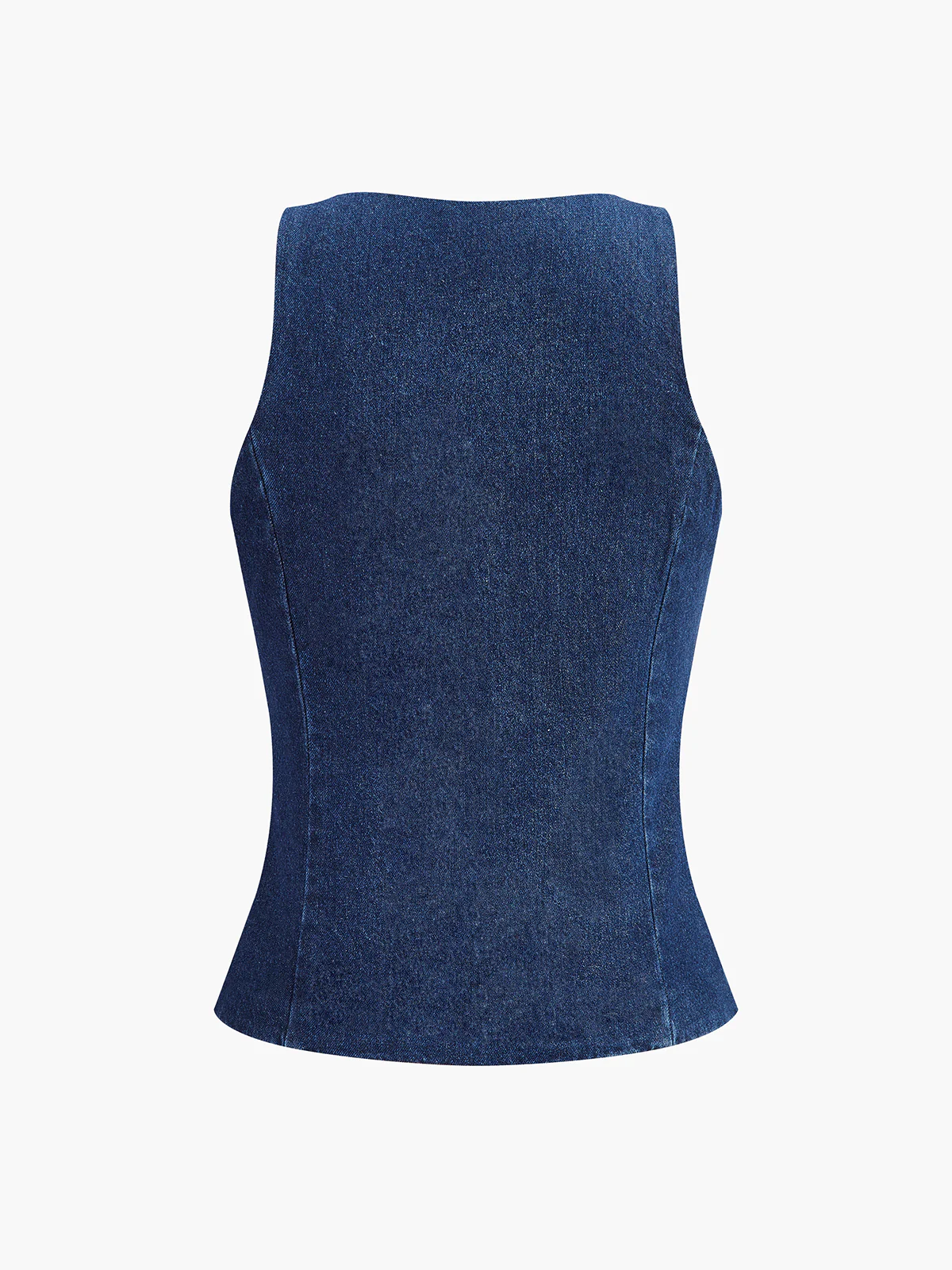 Button Down Denim Vest - Takermore