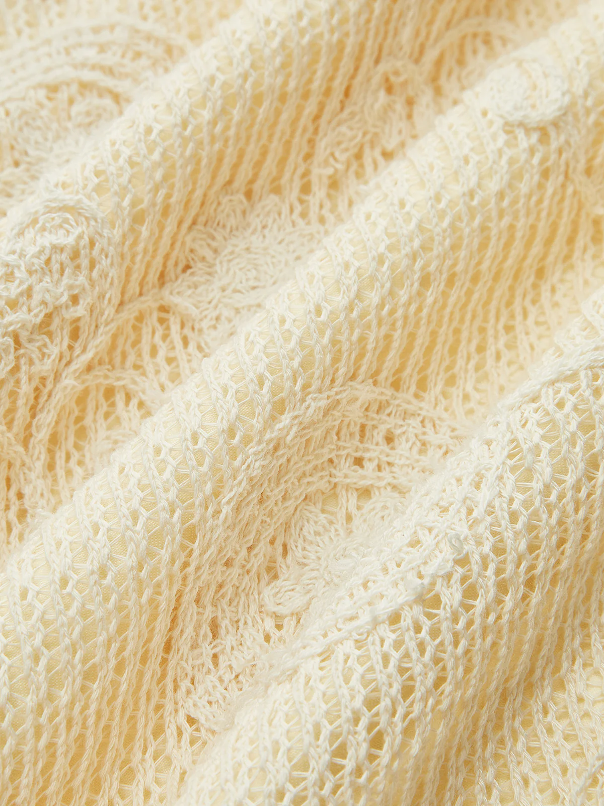 Crochet Belted Midi Dress - Takermore