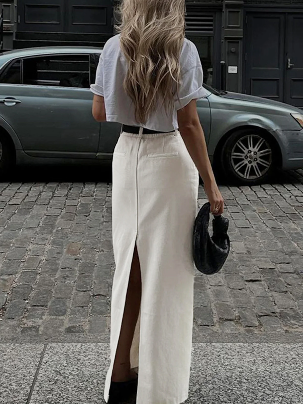 Parisian Slit Maxi Skirt - Takermore
