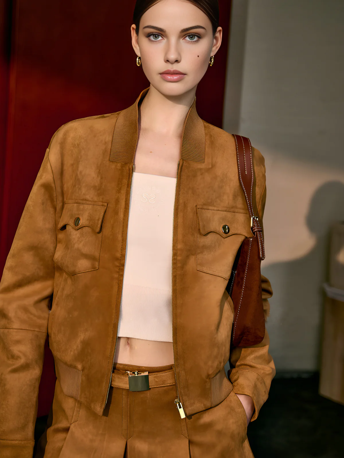 Suede Zipper Jacket - Takermore