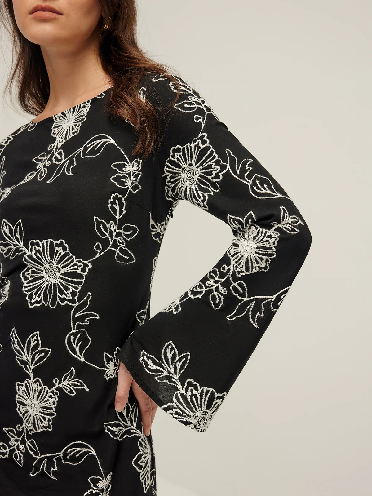 Vintage Pure Cotton Jacquard Dress - Takermore