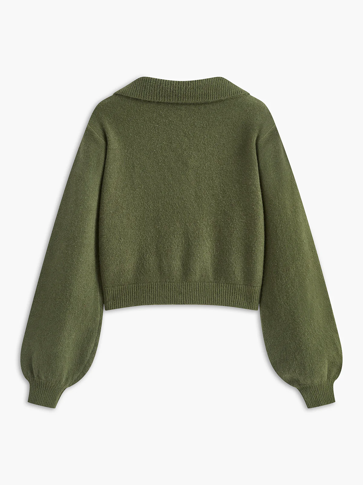 Button Down Lapel Short Cardigan - Takermore