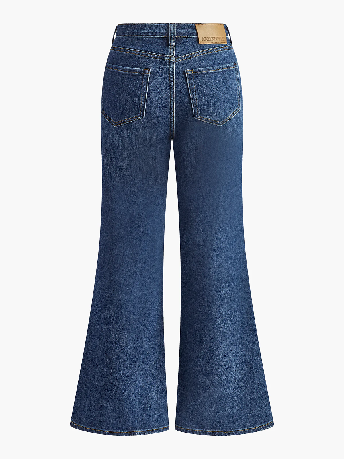 Cotton Denim Bootcut Jeans - Takermore