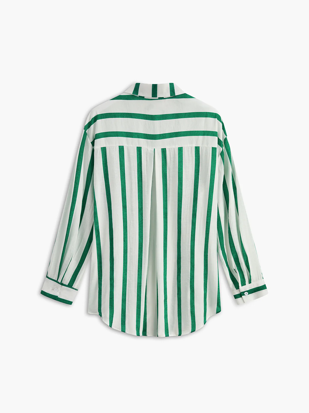 Oversized Cotton & Linen Stripe Shirt - Takermore